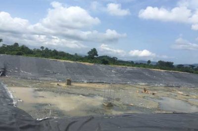 CELLS OF LANDFILL PROJECT IN HO, VOLTA REGION